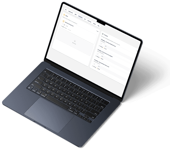 Comparing cost, impact, and scenarios across products